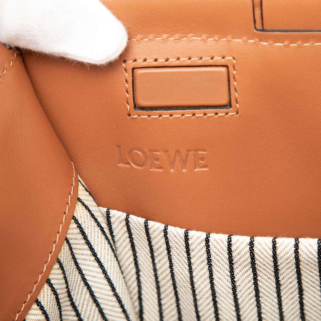 Loewe Small Canvas Cushion Tote Brown Canvas Very good condition - Box View