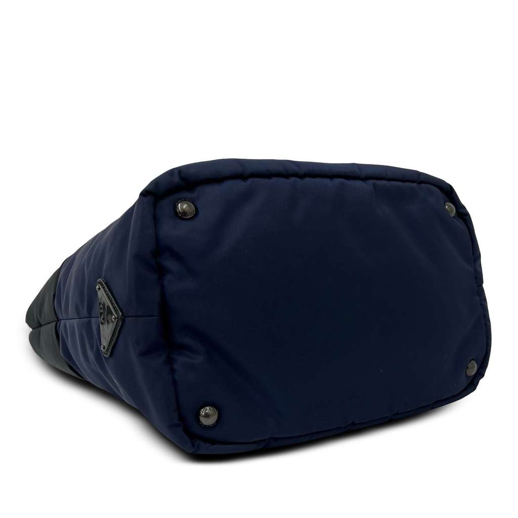 Prada Tessuto Reversible Satchel Blue Very good condition - Inside View