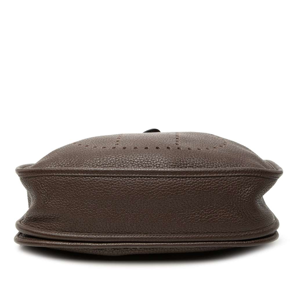 Hermès Clemence Evelyne III PM Brown Leather Very good condition - Inside View