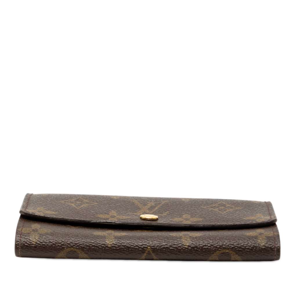 Louis Vuitton Monogram Porte Monnaie Billets Tresor Wallet Brown Never worn - Inside View