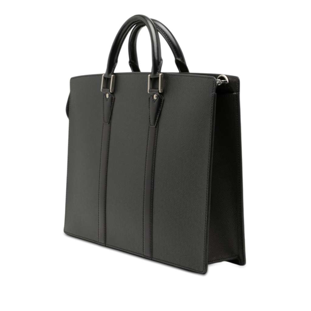 Louis Vuitton Taiga Lozan Black Leather Never worn - Back View