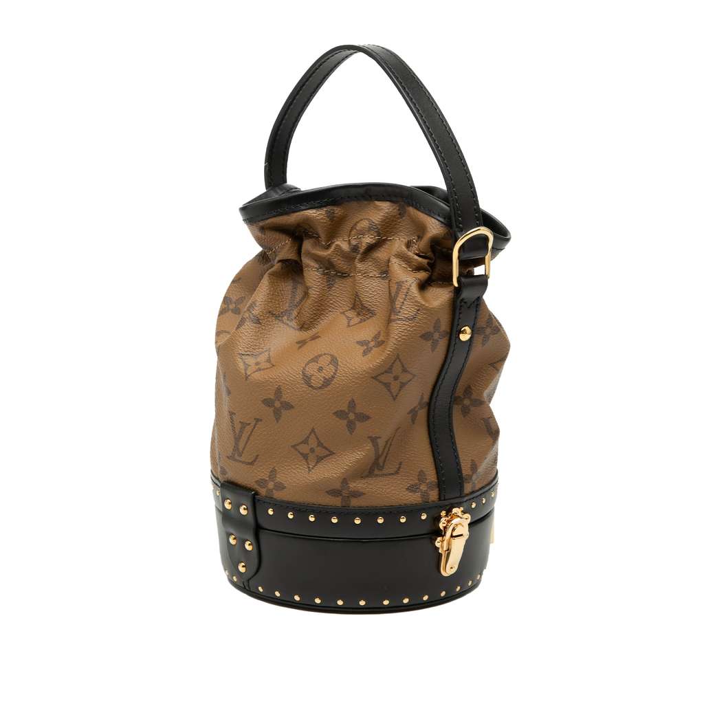 Louis Vuitton Monogram Reverse Petit Noe Trunk Brown Very good condition - Back View