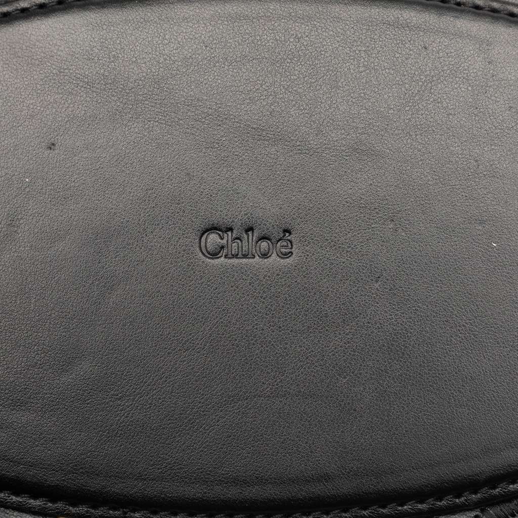 Chloé Medium Raffia and Smooth Calfskin Sense Basket Tote Beige Never worn - Box View