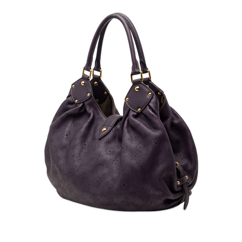 Louis Vuitton Monogram Mahina L Purple Leather Never worn - Back View