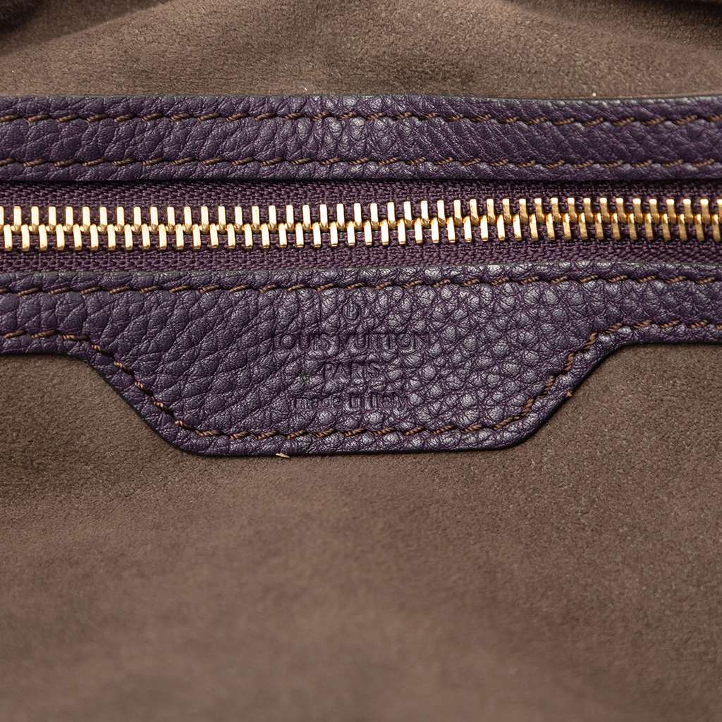 Louis Vuitton Monogram Mahina L Purple Leather Never worn - Box View