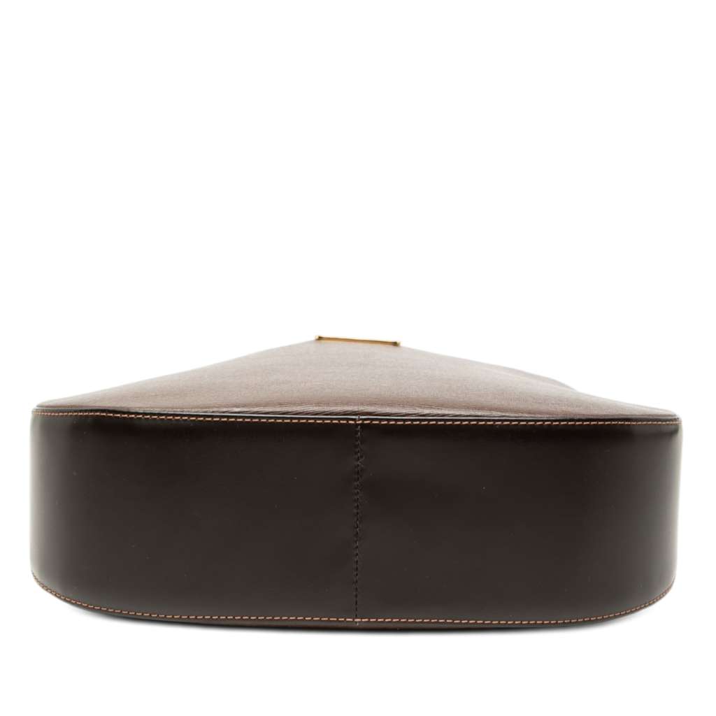 Burberry Leather Shoulder Bag Brown Leather Never worn - Inside View