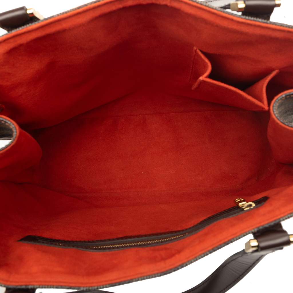 Louis Vuitton Damier Ebene Uzes Brown Never worn - Model View