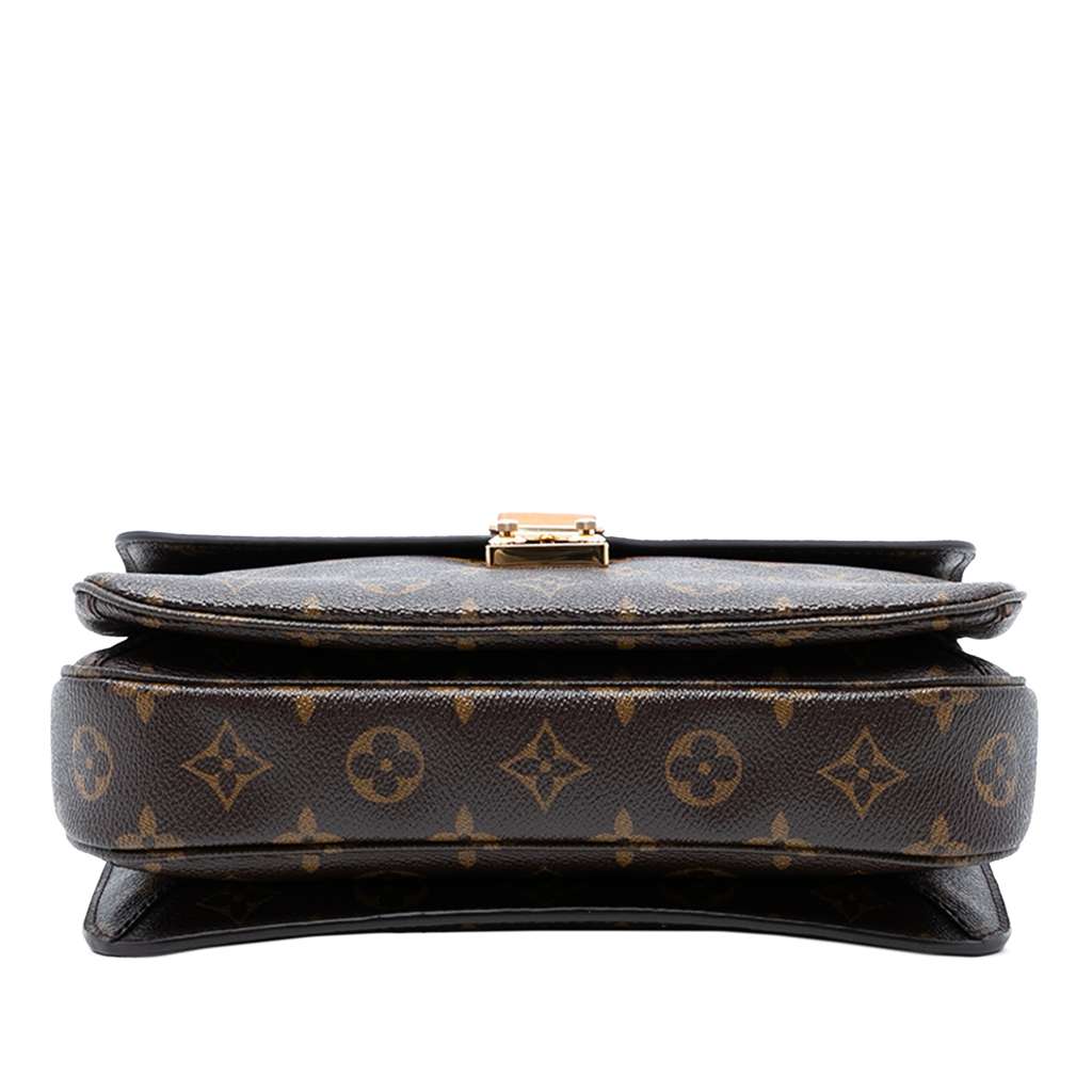 Louis Vuitton Monogram Pochette Metis Brown Never worn - Inside View