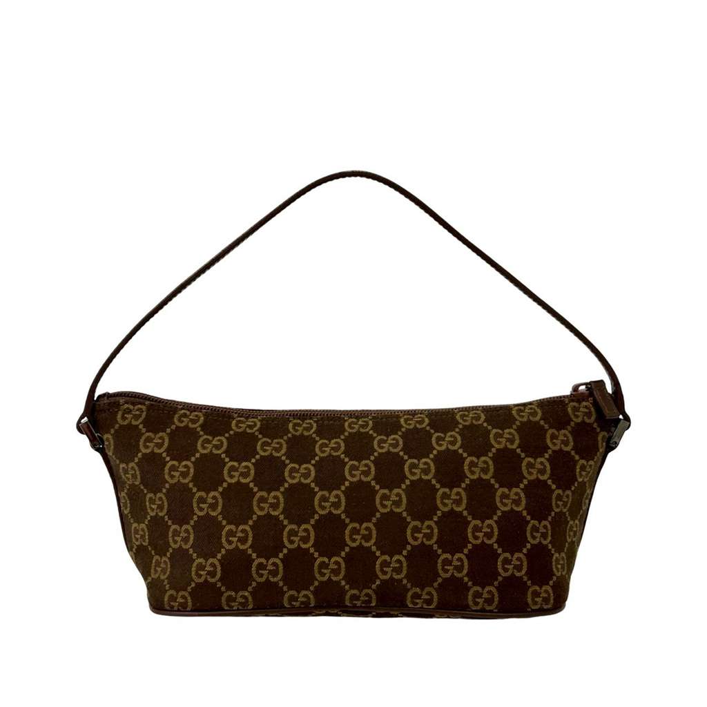 Gucci GG Canvas Boat Brown Canvas Never worn - Back View