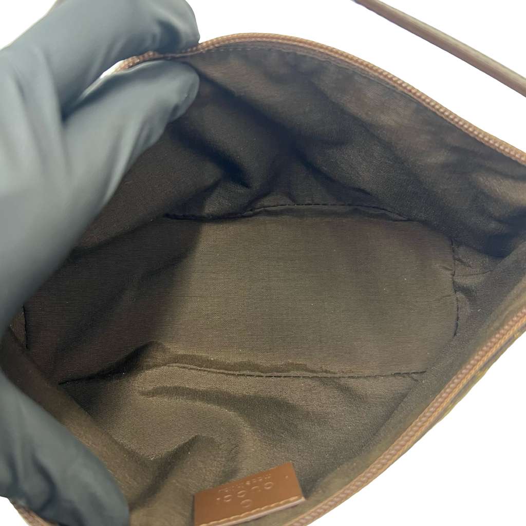 Gucci GG Canvas Boat Brown Canvas Never worn - Inside View