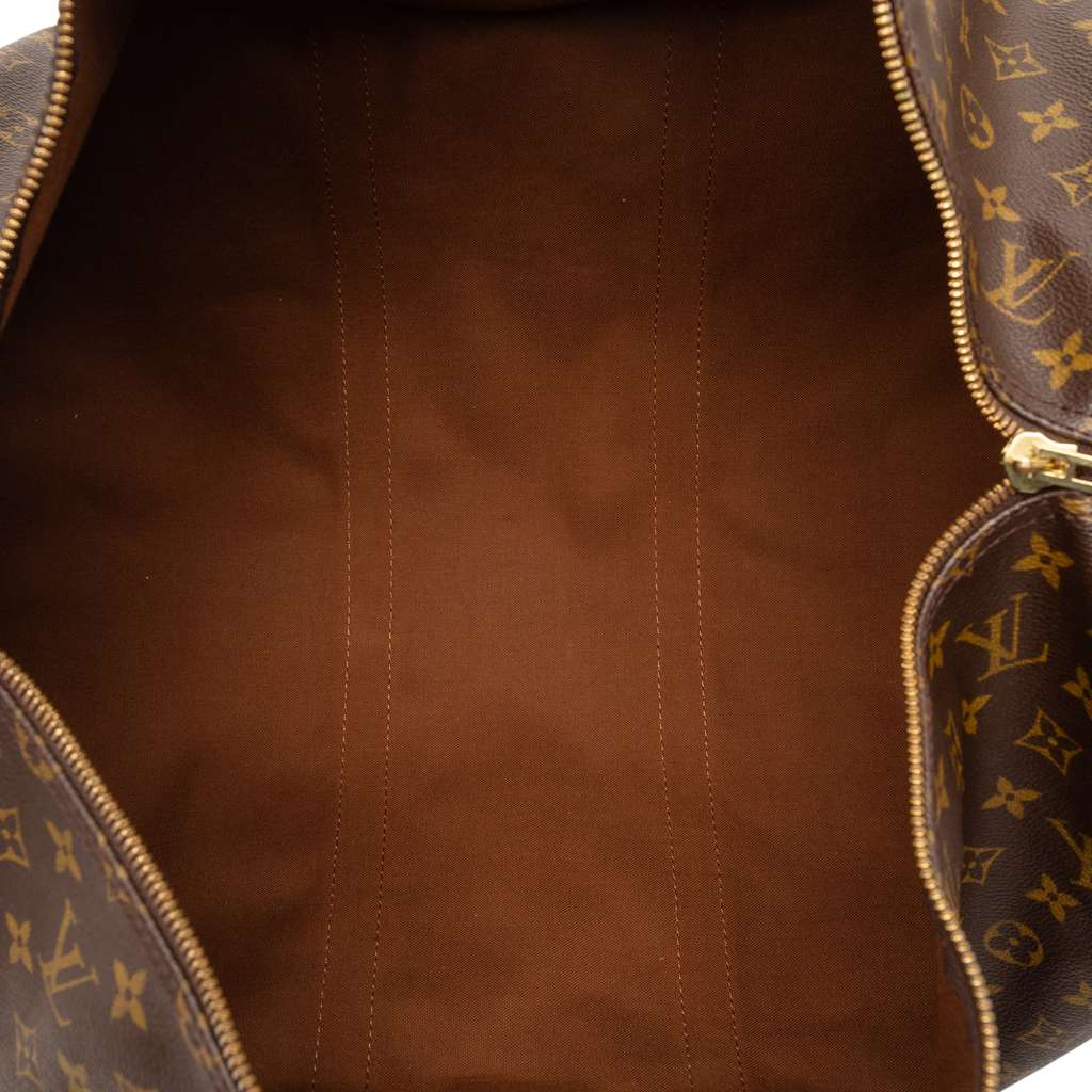 Louis Vuitton Monogram Keepall Bandouliere 55 Brown Very good condition - Model View