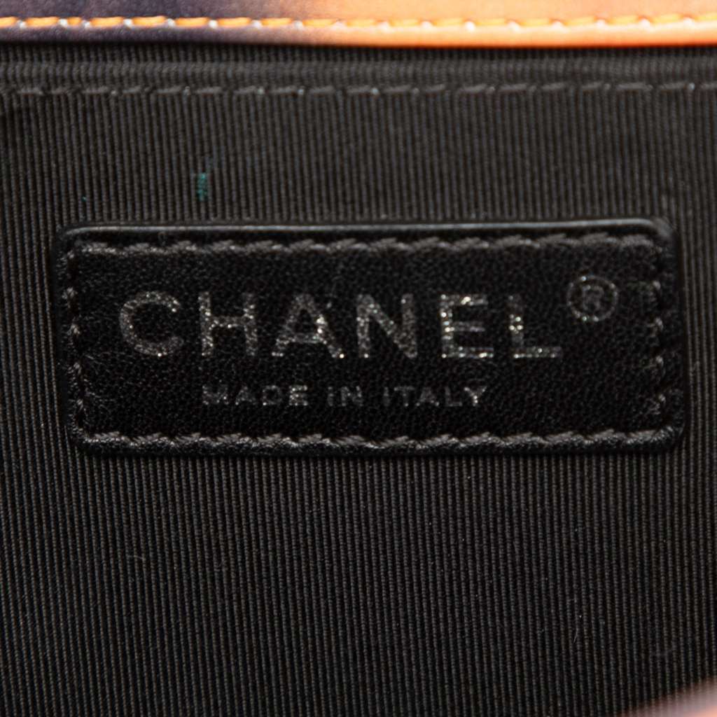 Chanel Old Medium Quilted Lambskin Flower Power Boy Flap Pink Leather Very good condition - Box View