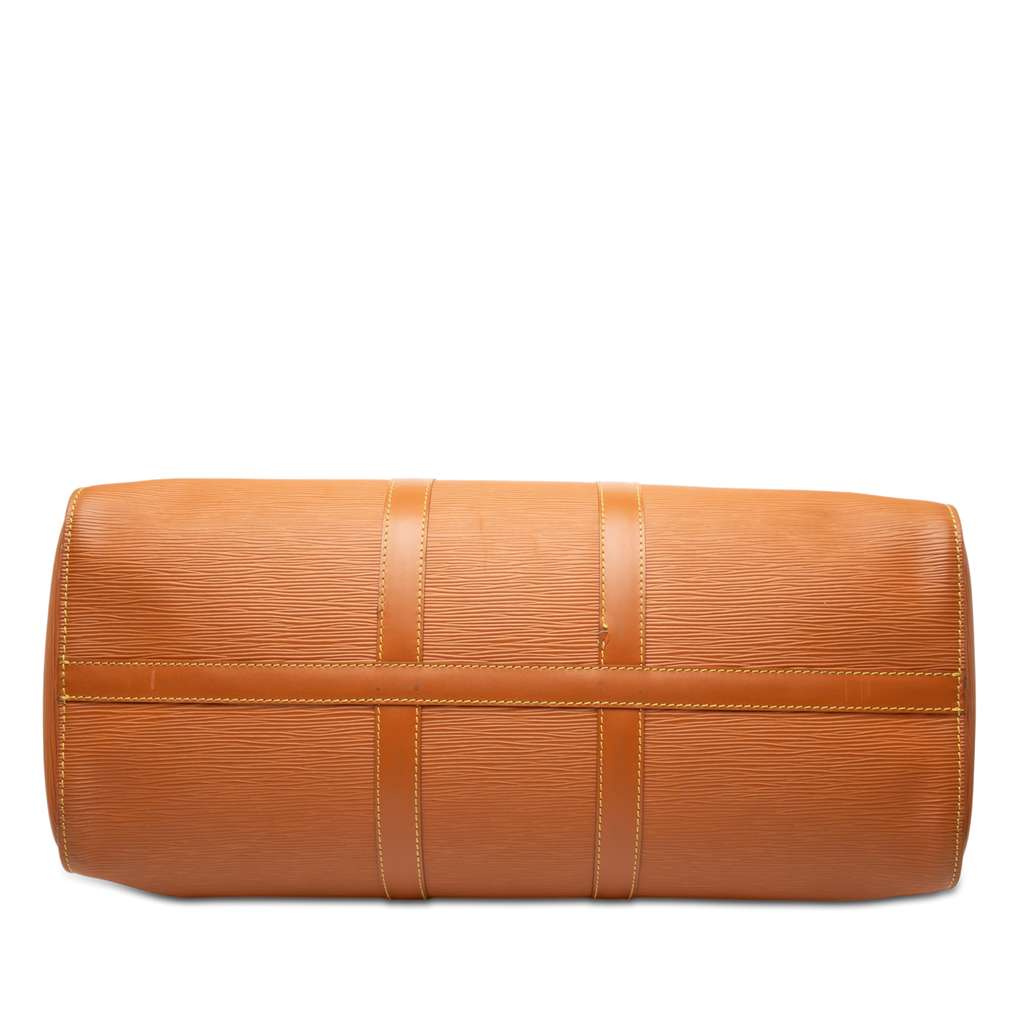 Louis Vuitton Epi Keepall 45 Brown Leather Good condition - Inside View