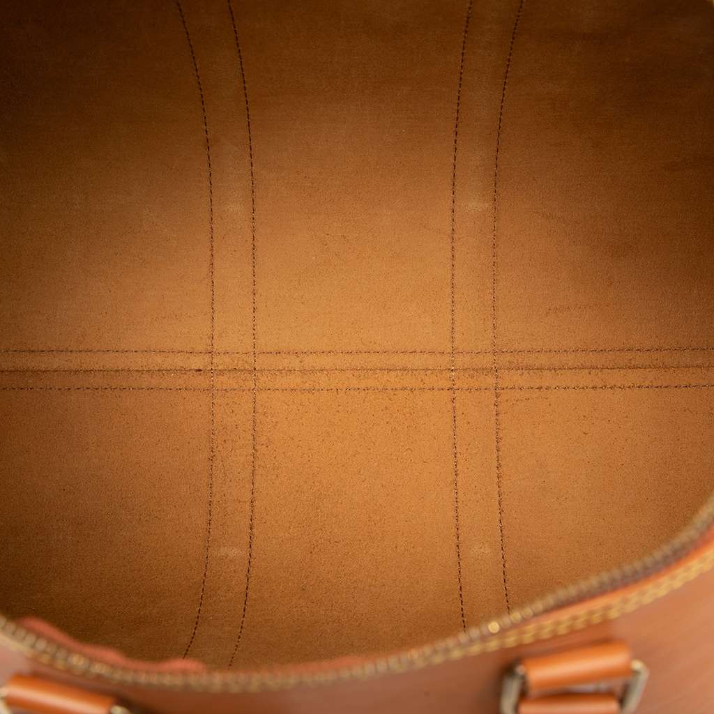 Louis Vuitton Epi Keepall 45 Brown Leather Good condition - Model View