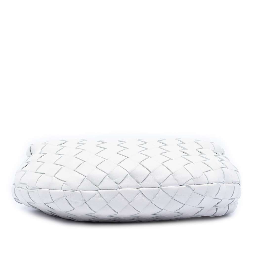 Bottega Veneta Mini Nappa Intrecciato Jodie White Leather Very good condition - Inside View