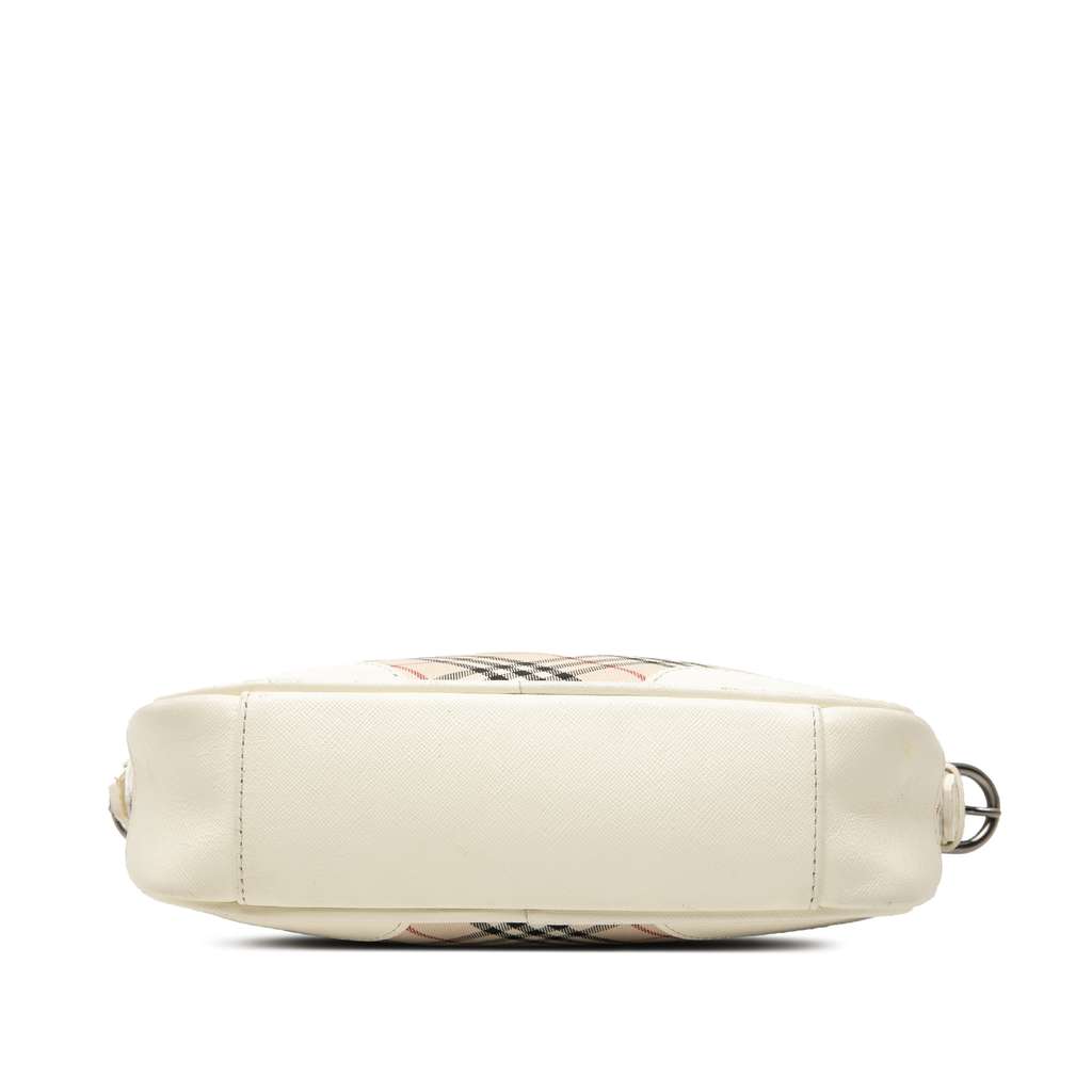 Burberry Nova Check Canvas Crossbody Beige Canvas Very good condition - Inside View