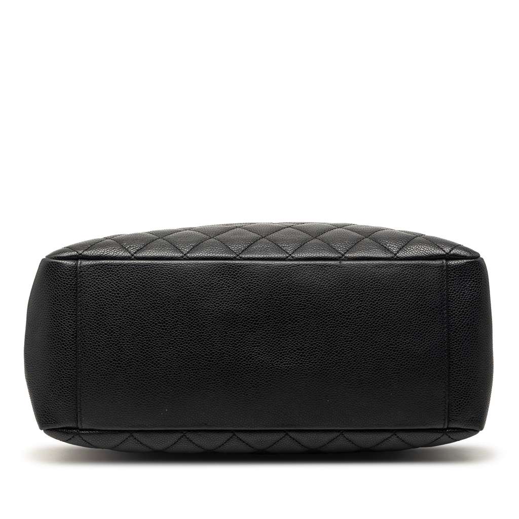 Chanel Caviar Grand Shopping Tote Black Leather Never worn - Inside View