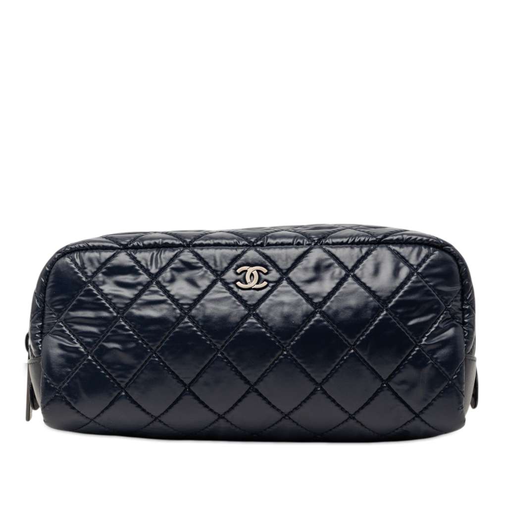 Chanel Quilted Nylon Coco Cocoon Pouch