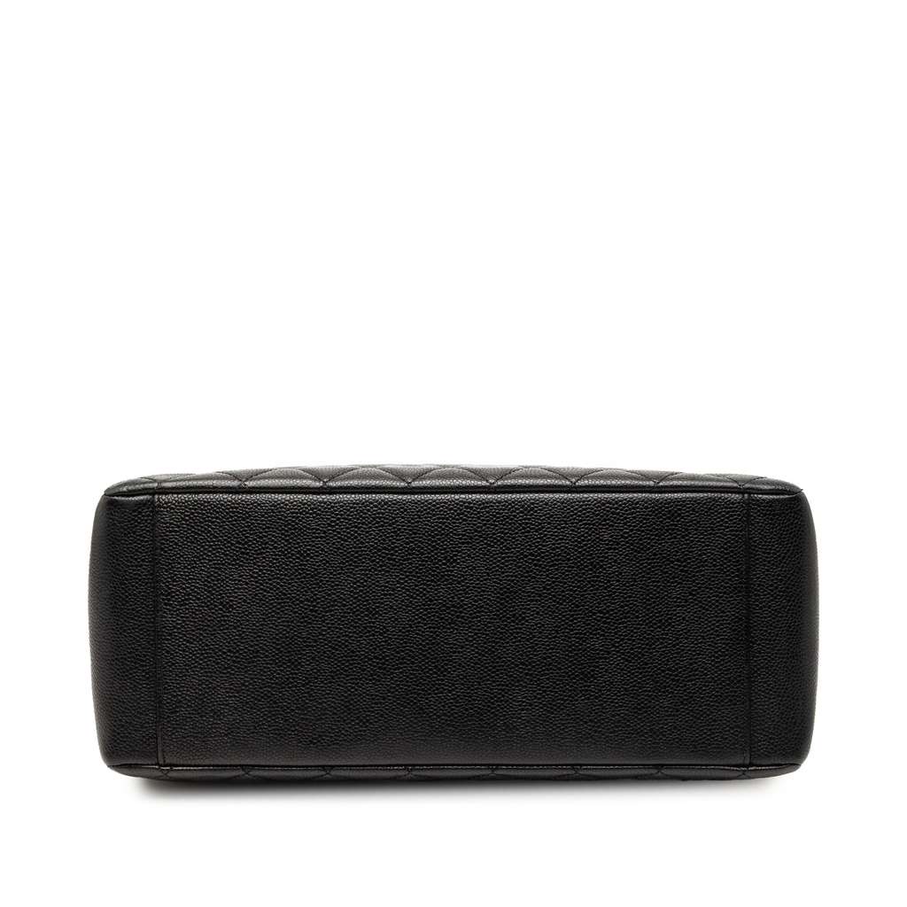 Chanel Caviar Grand Shopping Tote Black Leather Never worn - Inside View