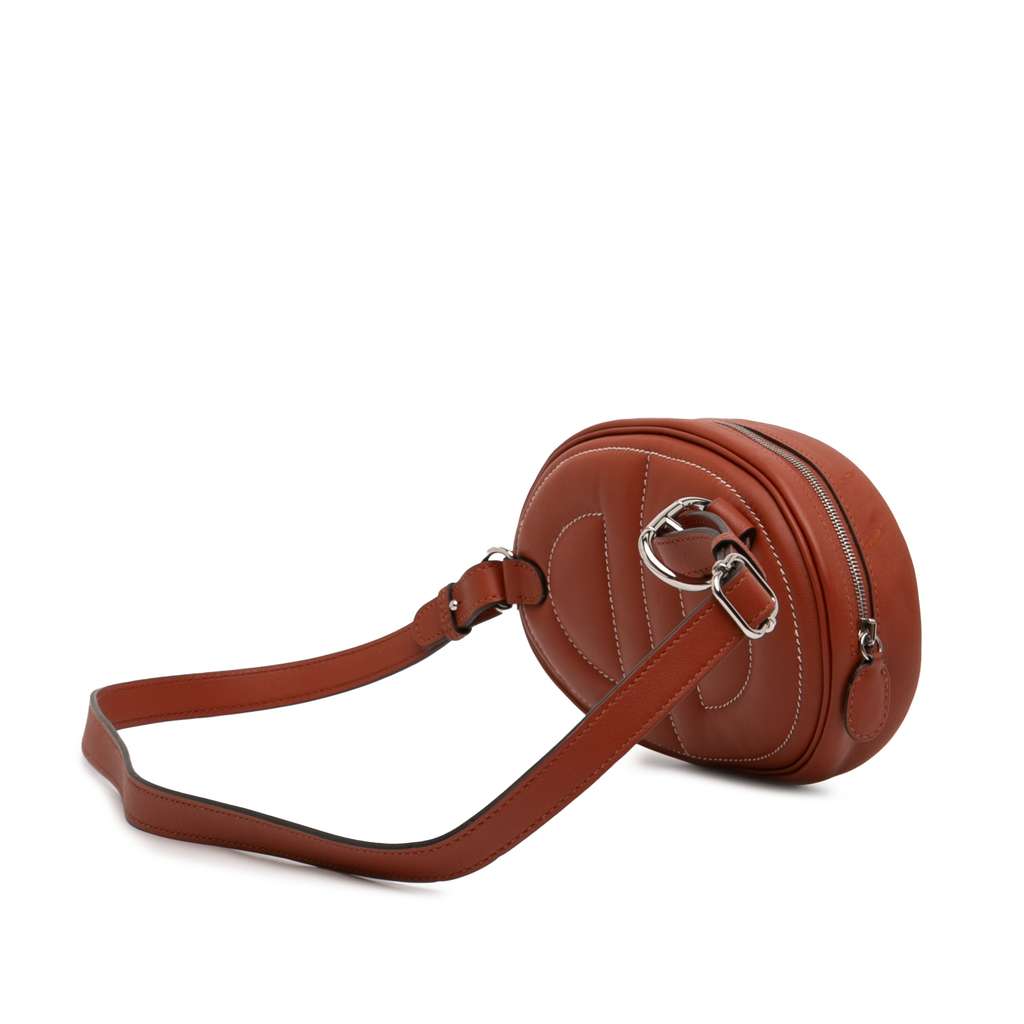 Hermès Swift In The Loop Verso Belt Bag Red Leather Never worn - Back View