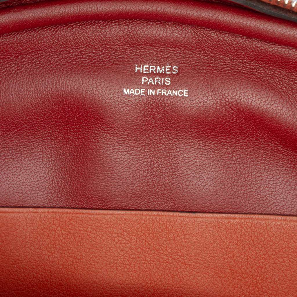 Hermès Swift In The Loop Verso Belt Bag Red Leather Never worn - Box View