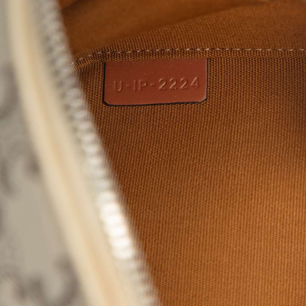 Celine Mini Triomphe Coated Canvas Camera Bag White Canvas Never worn - Box View