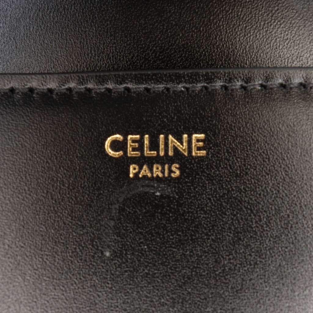 Celine Small Leather 16 Satchel Black Leather Never worn - Box View