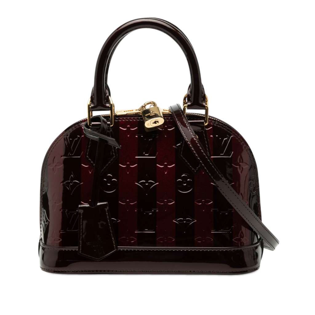 Louis Vuitton Monogram Rayures Vernis Alma BB
