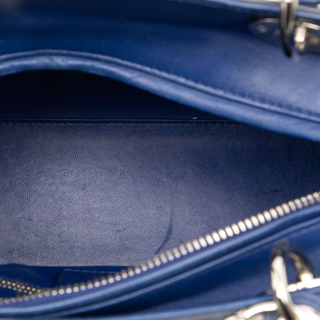 Dior Medium Woven Raffia Lady Dior Beige Never worn - Model View