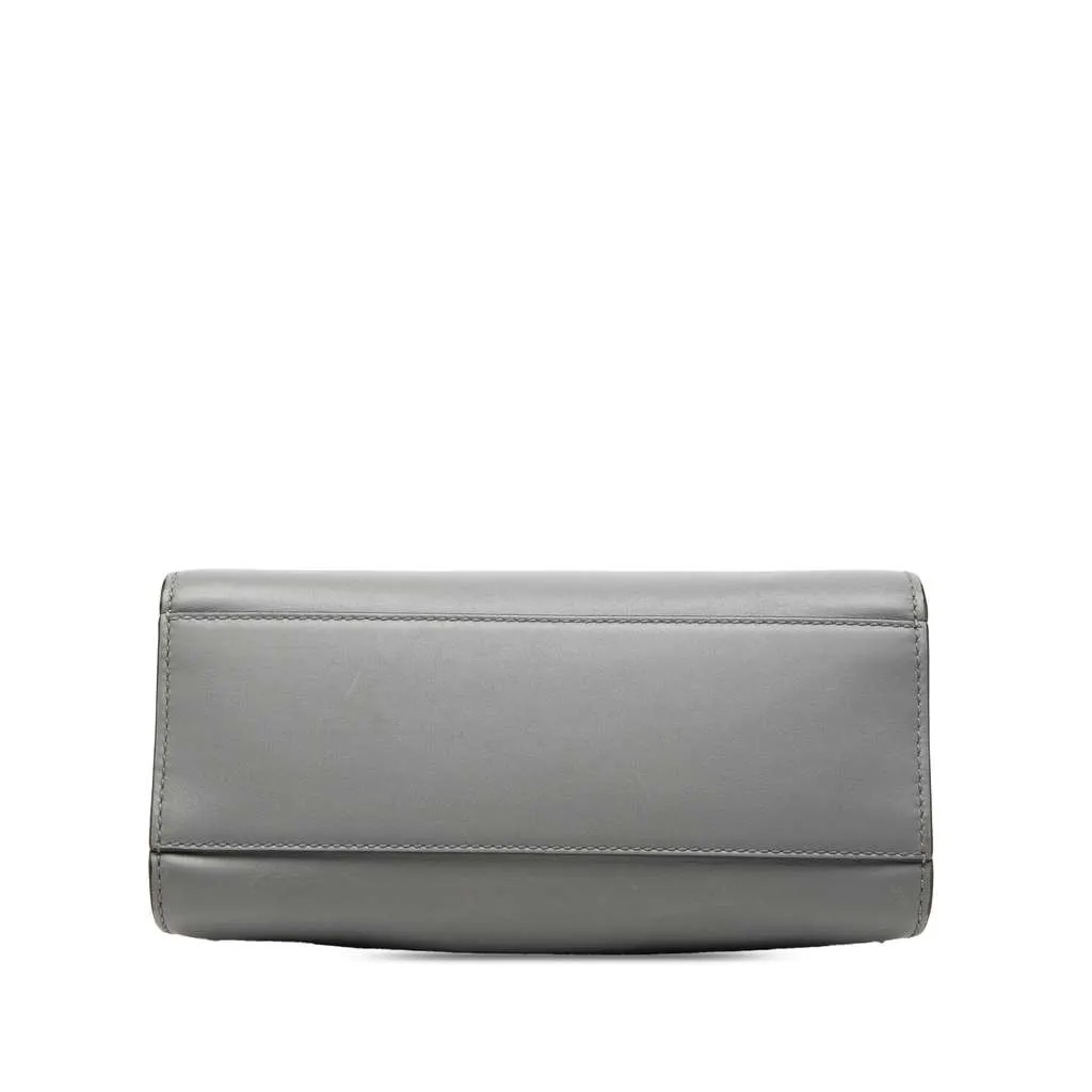 Gucci Mini Leather Bamboo Web Nymphaea Grey Leather Very good - Inside View