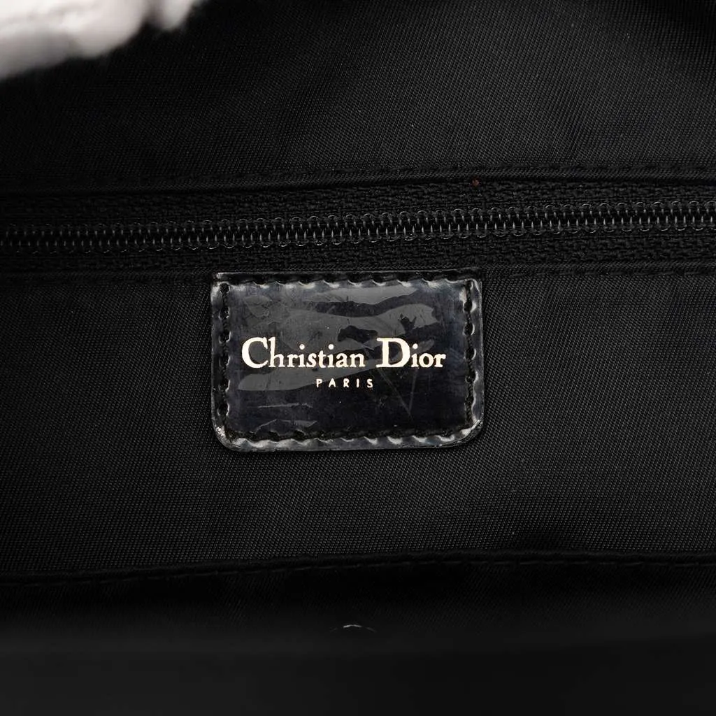 Dior Nylon Double Saddle Bowler Bag Black Very good - Box View