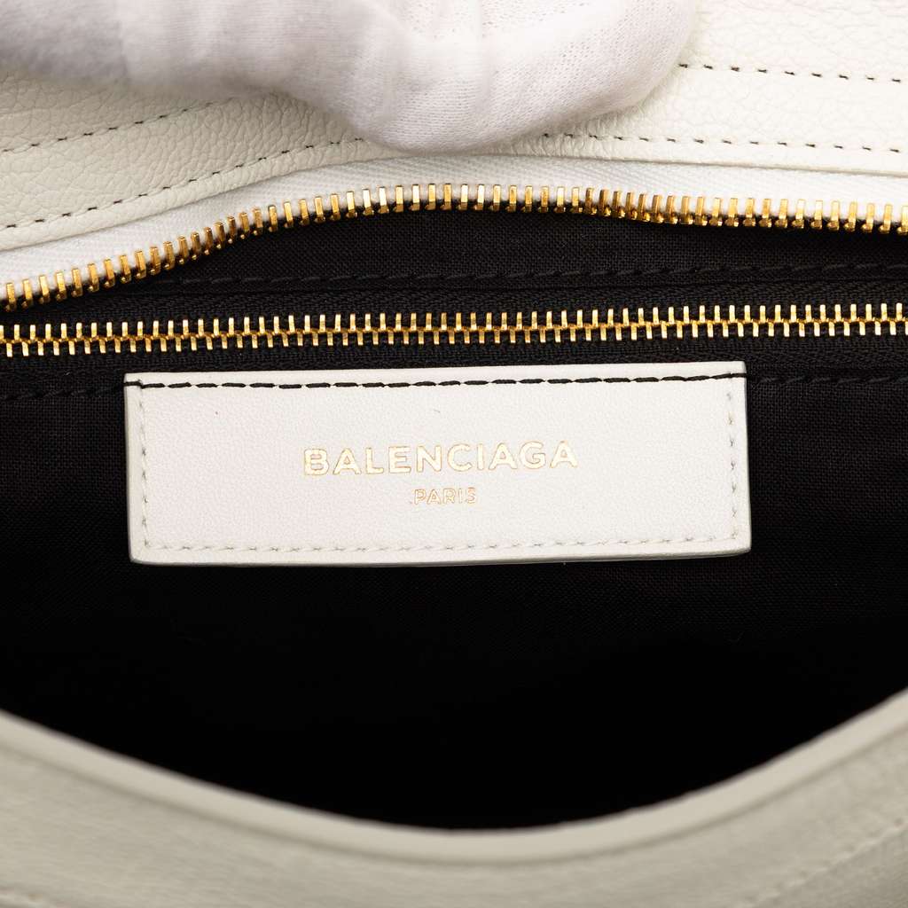 Balenciaga Chevre Motocross Classic Metallic Edge City Satchel Brown Leather Very good condition - Box View