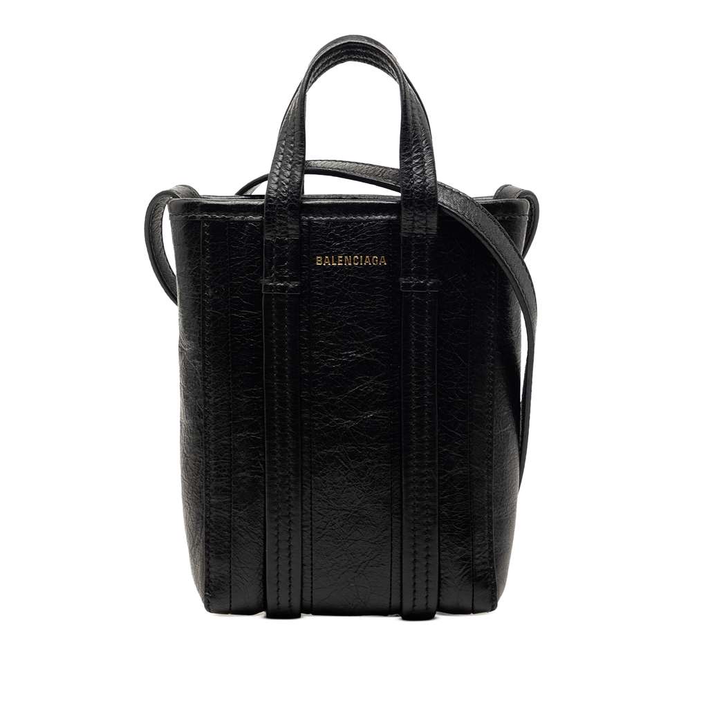 Balenciaga Mini Lambskin Barbes North South Shopper Bag