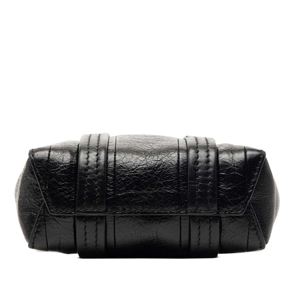 Balenciaga Mini Lambskin Barbes North South Shopper Bag Black Leather Very good condition - Inside View