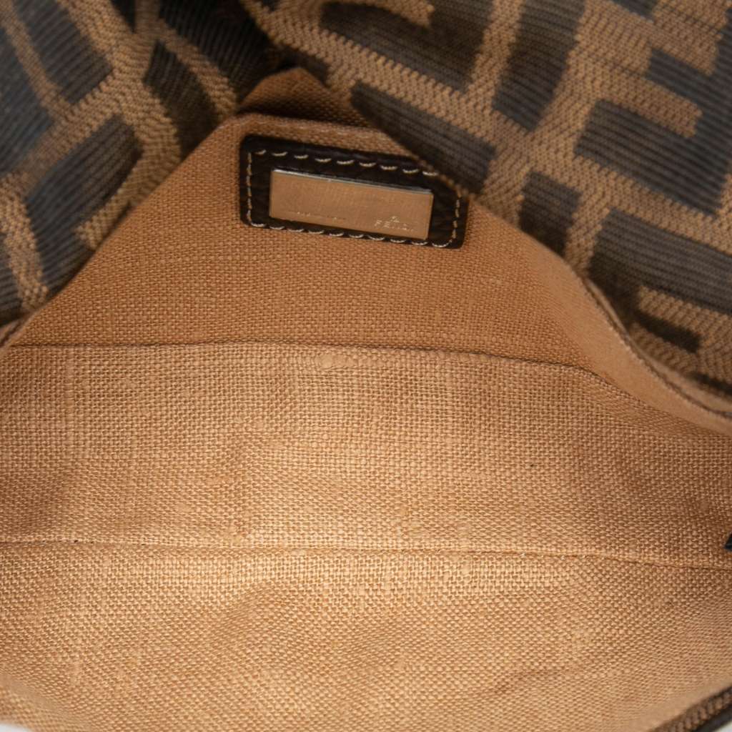 Fendi Zucca Canvas Selleria Crossbody Brown Canvas Very good condition - Model View