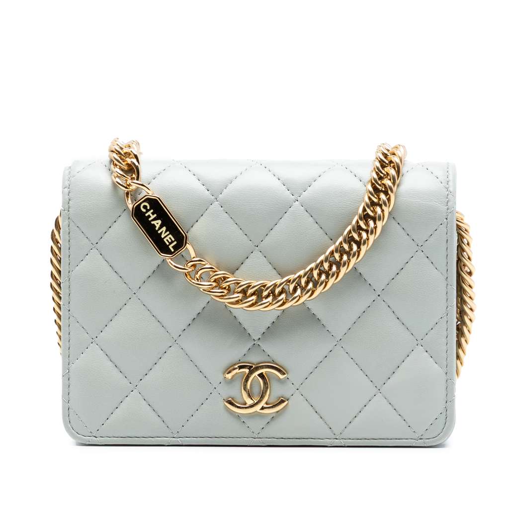 Chanel Mini CC Quilted Lambskin Bijoux Wallet on Chain