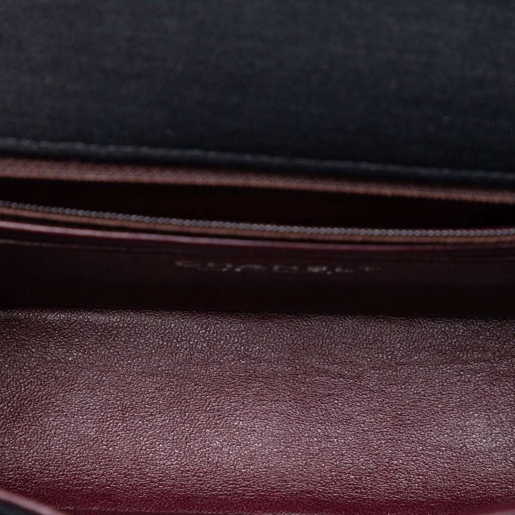 Chanel Mini Rectangular Classic Jersey Single Flap Black Cotton Very good condition - Model View