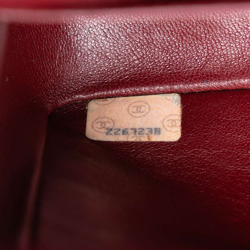 Chanel Small Classic Lambskin Double Flap Black Leather Very good condition - Box View