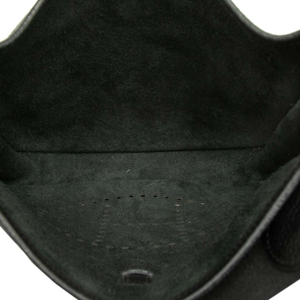 Hermès Togo Evelyne II PM Black Leather Very good condition - Model View