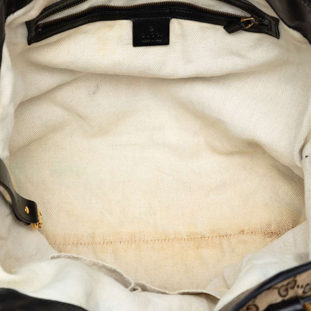 Gucci GG Canvas Patti Studed Hobo Beige Canvas Very good condition - Model View