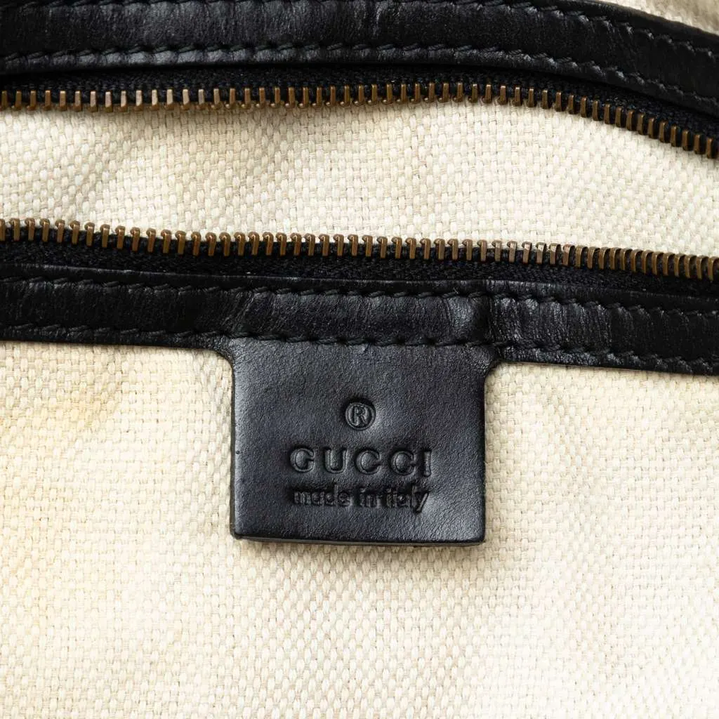 Gucci GG Canvas Patti Studed Hobo Beige Canvas Very good - Box View