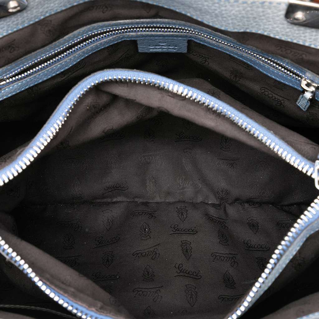 Gucci GG Canvas Bamboo Libeccio Tote Beige Very good condition - Model View