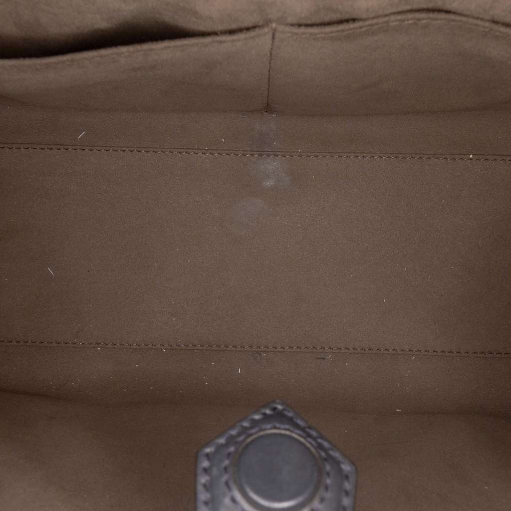 Fendi Small Leather Runaway Satchel Blue Leather Very good condition - Model View