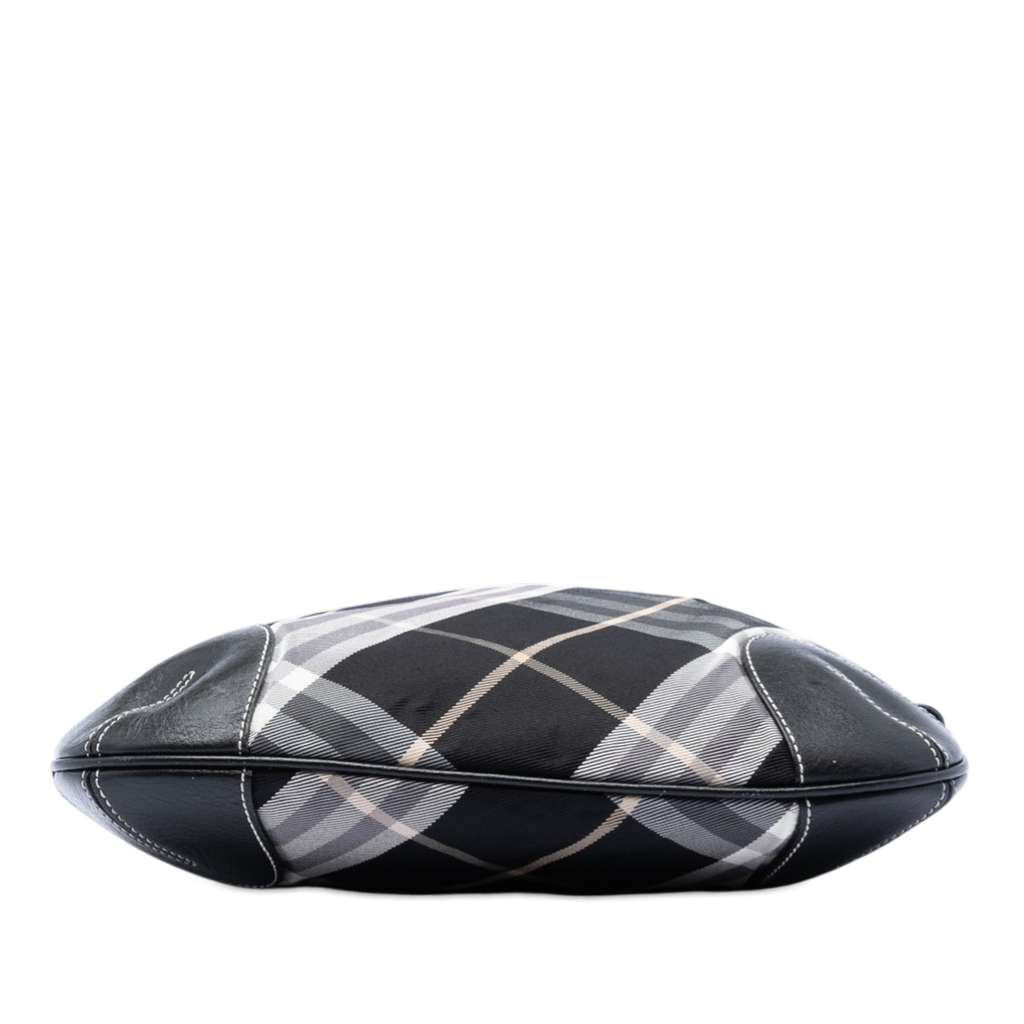 Burberry Supernova Check Canvas Hobo Black Canvas Very good condition - Inside View