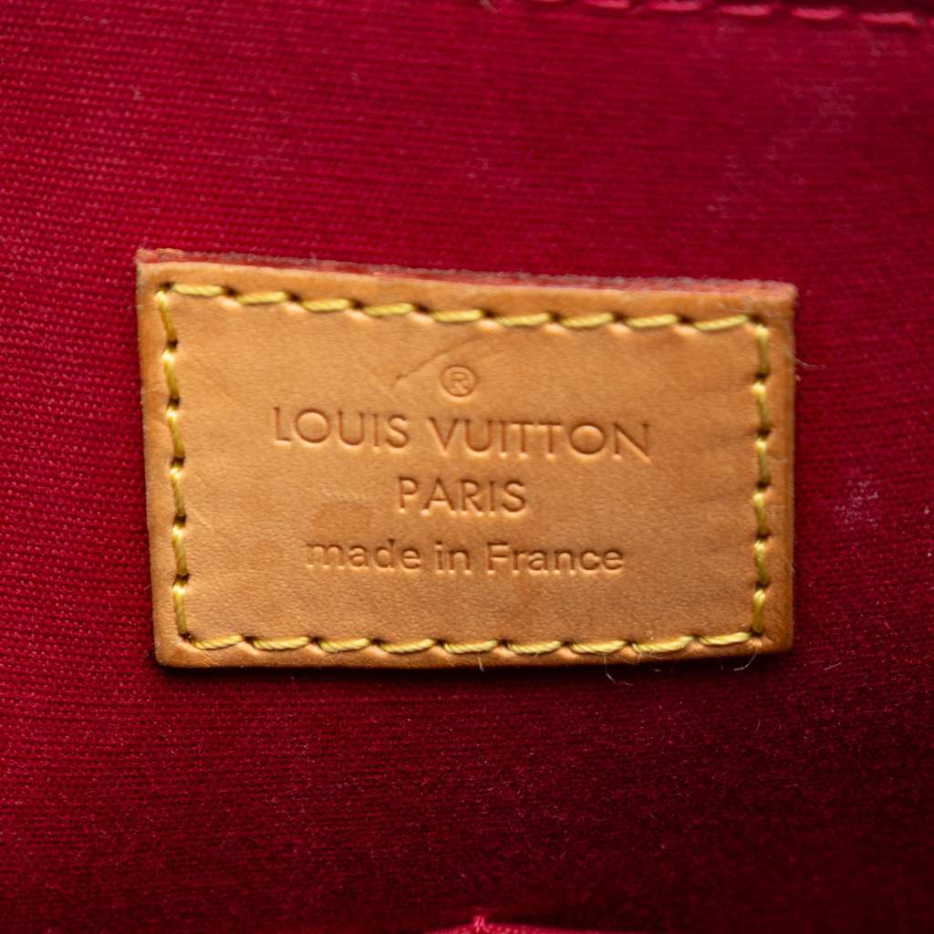 Louis Vuitton Monogram Vernis Alma PM Red Leather Very good condition - Box View