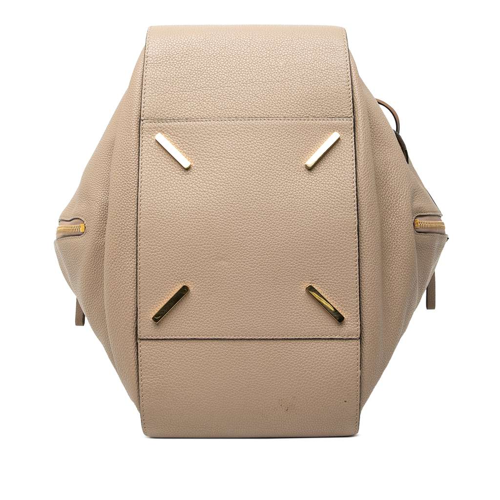 Loewe Medium Grained Calfskin Hammock Satchel Beige Leather Very good condition - Inside View