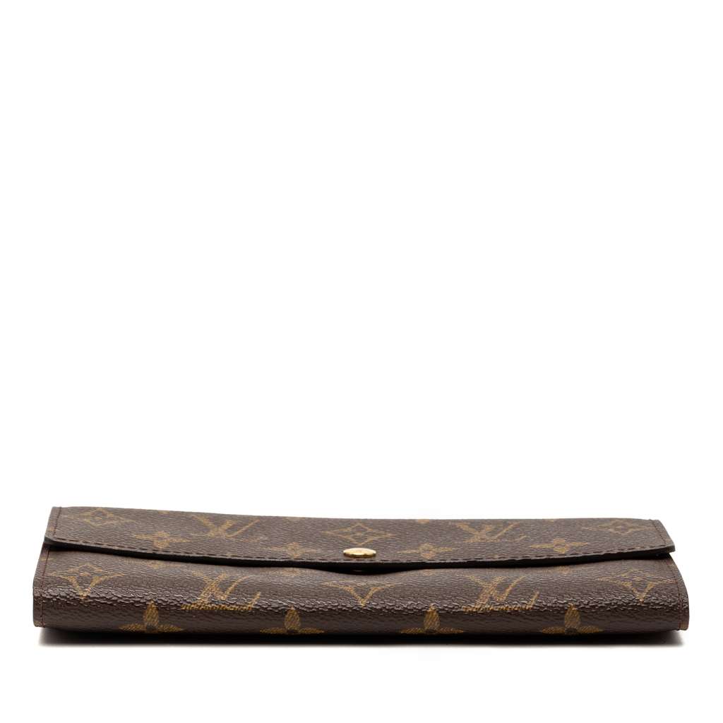 Louis Vuitton Monogram Sarah Long Wallet Brown Very good condition - Inside View