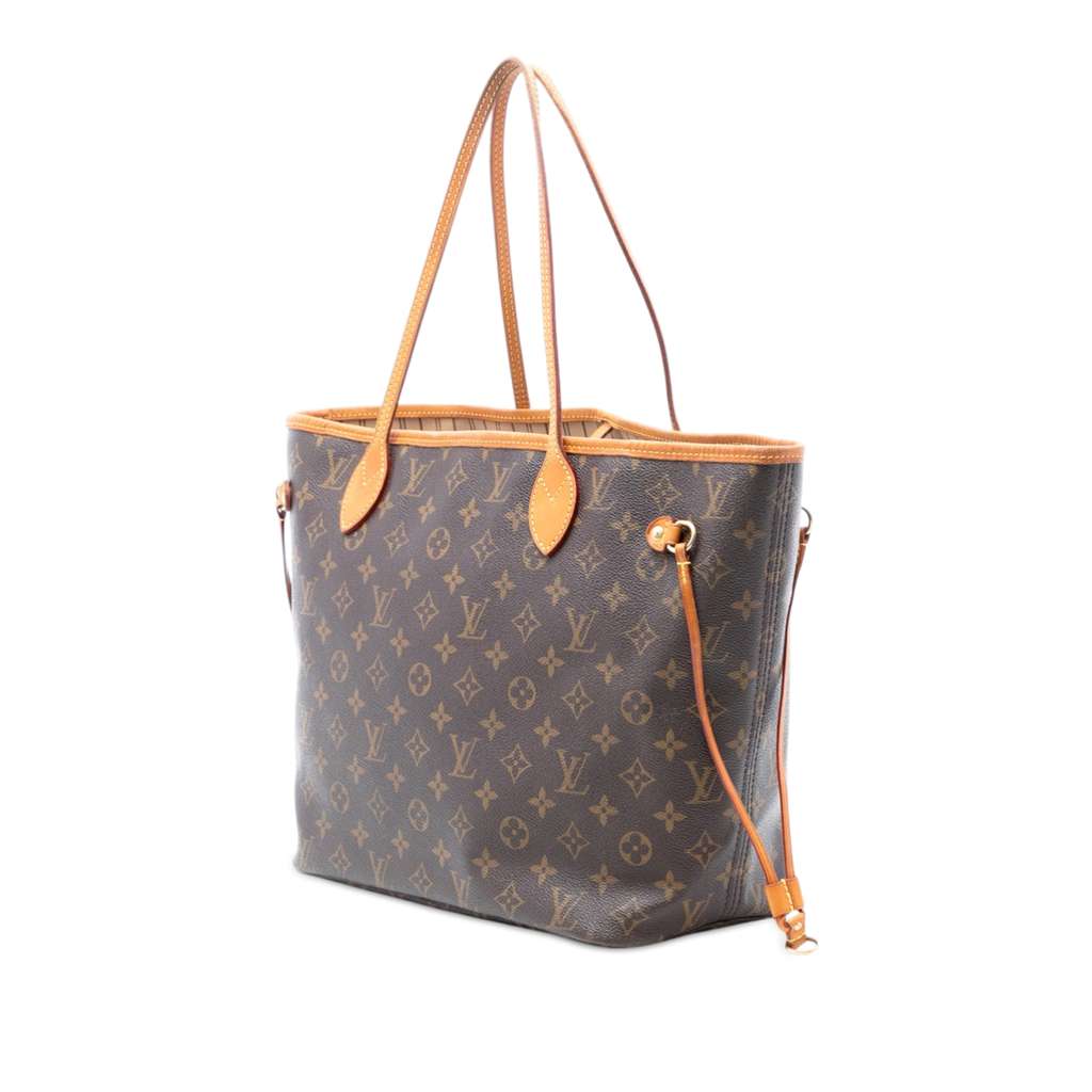 Louis Vuitton Monogram Neverfull MM Brown Very good condition - Back View