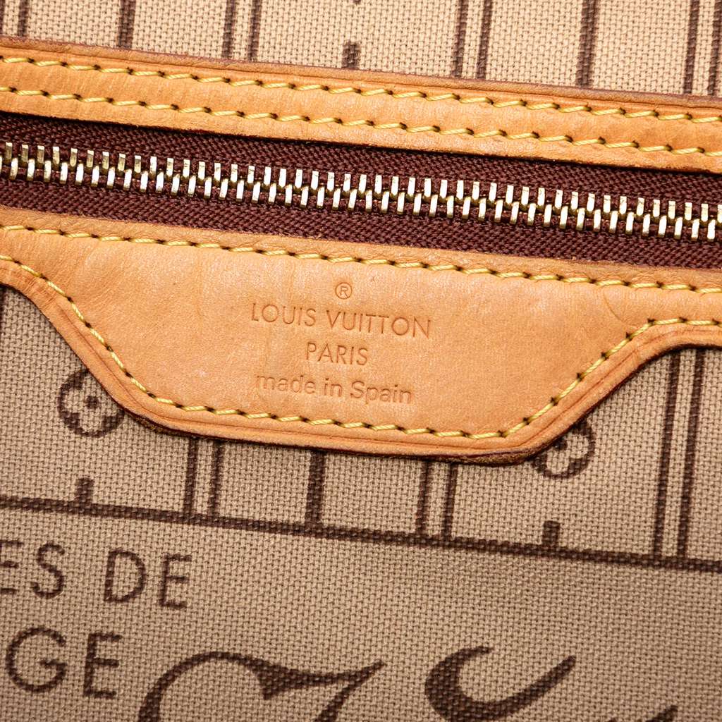 Louis Vuitton Monogram Neverfull MM Brown Very good condition - Box View