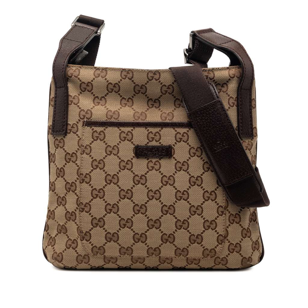 Gucci حقيبة كروسبودي من قماش جي جي.